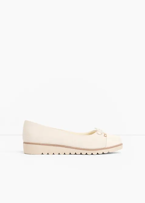 Ballerines &agrave; premi&egrave;re rembourr&eacute;e, bonprix