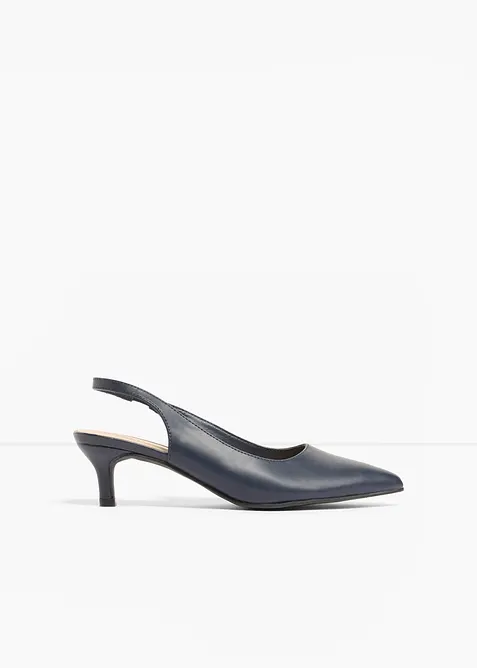 Slingpumps mit schmalem Absatz, bonprix