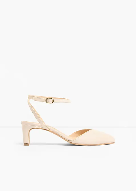 Spangenpumps mit niedrigem Absatz, bonprix