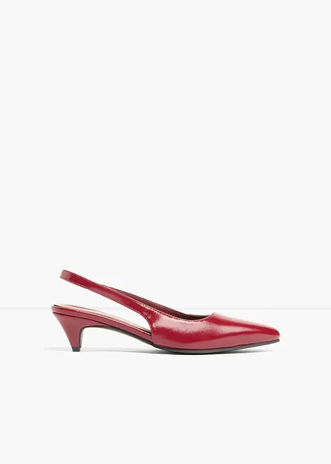 Slingpumps mit niedrigem Absatz, bonprix