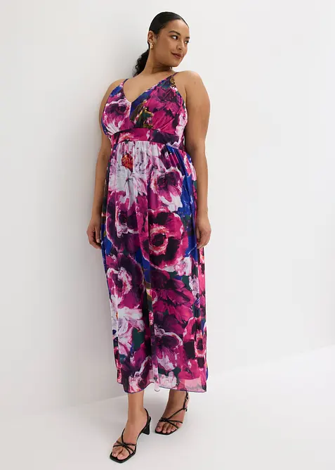 Robe &agrave; bretelles en mesh, bonprix