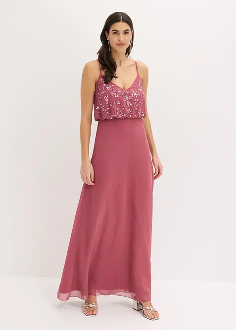 Abendkleid mit Paillettenstickerei, bonprix