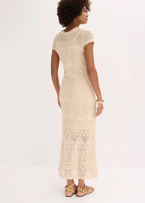 Strickkleid mit Ajour-Muster, bonprix
