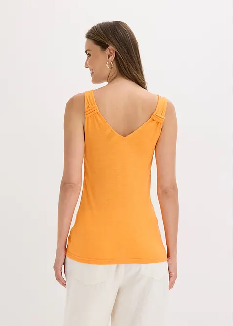 Jersey-Top aus reiner Viskose, bonprix