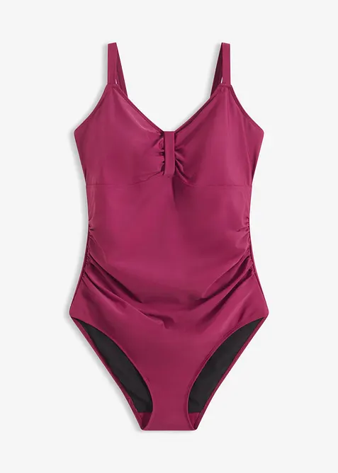Medium Shape-Badeanzug mit Raffungen, bonprix