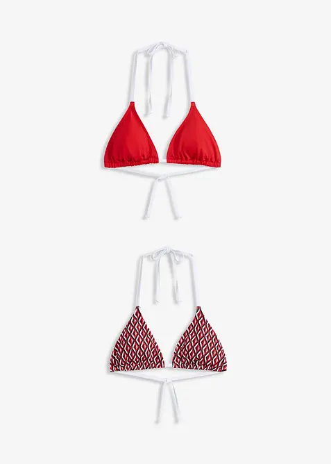 Lot de 2 hauts de maillots triangle, bonprix