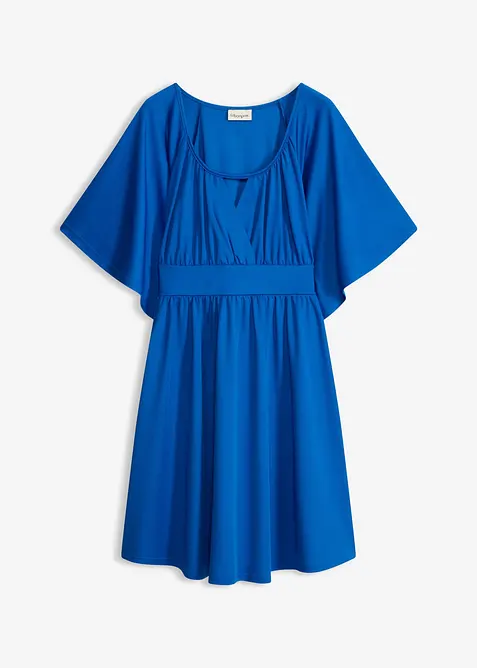 Robe courte avec d&eacute;collet&eacute; plongeant, bonprix