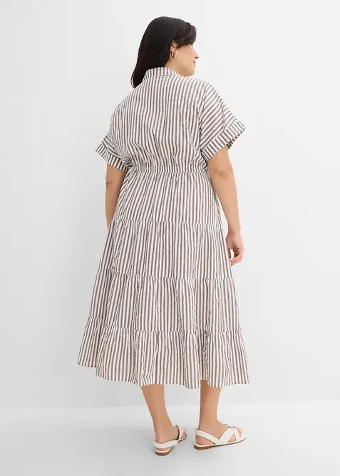 Robe style portefeuille 100% coton, bonprix
