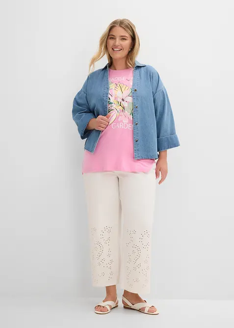 T-shirt boxy doux, bonprix