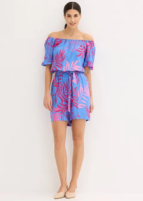 Combishort &agrave; encolure Bardot, bonprix