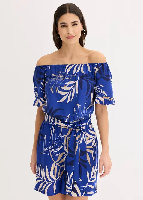 Combishort &agrave; encolure Bardot, bonprix
