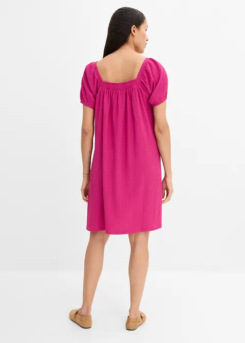 Jerseykleid aus strukturiertem Cr&ecirc;pe, bonprix