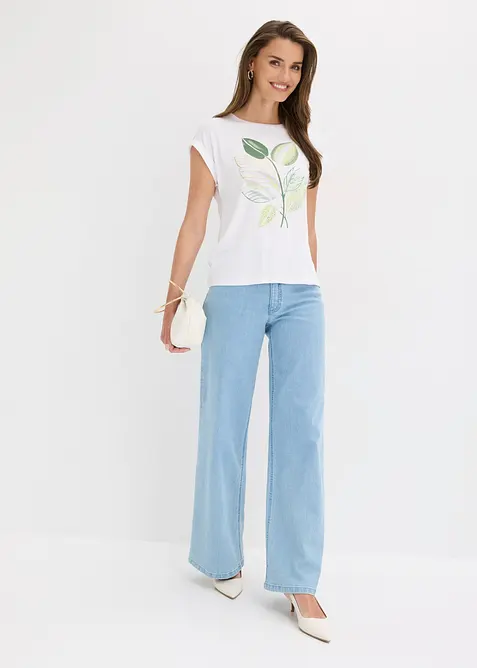 Shirt aus elastischer Baumwolle, bonprix
