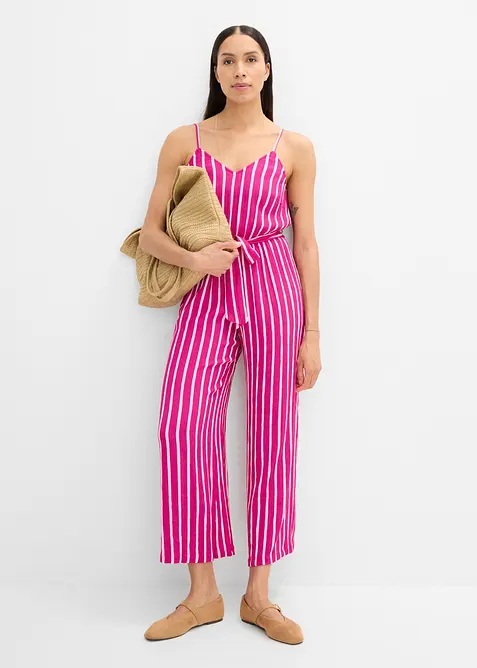 Combinaison en viscose textur&eacute;e, bonprix