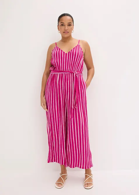 Combinaison en viscose textur&eacute;e, bonprix