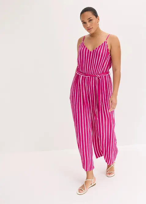 Combinaison en viscose textur&eacute;e, bonprix