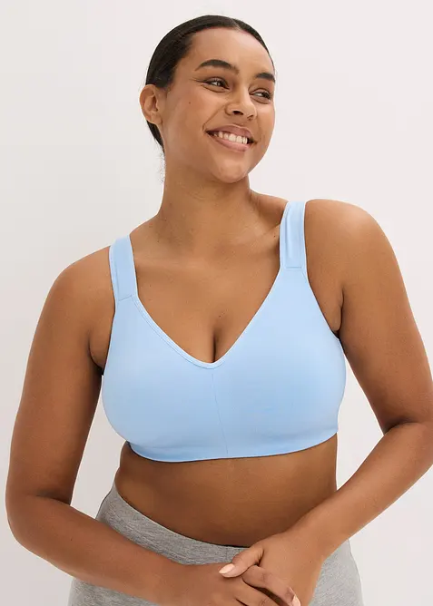 Soutien-gorge de sport, maintien mod&eacute;r&eacute;, bonprix