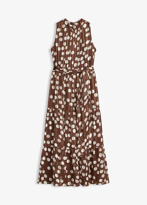 Robe en mousseline avec fil brillant, bonprix