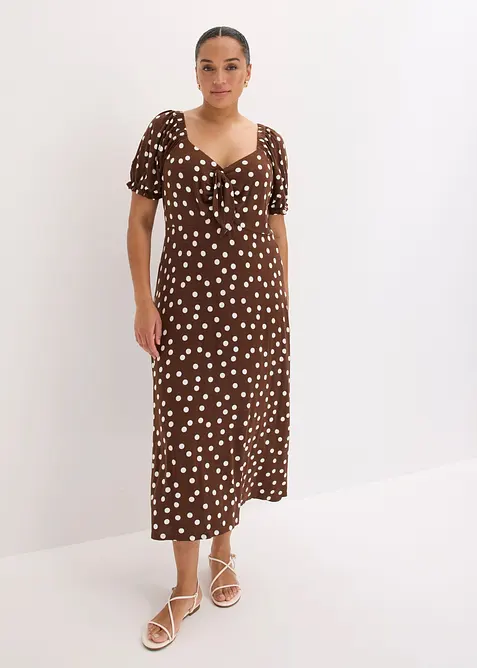 Robe midi en viscose extensible, bonprix