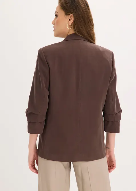 Lockerer 3/4-Arm-Blazer aus Viskose, bonprix