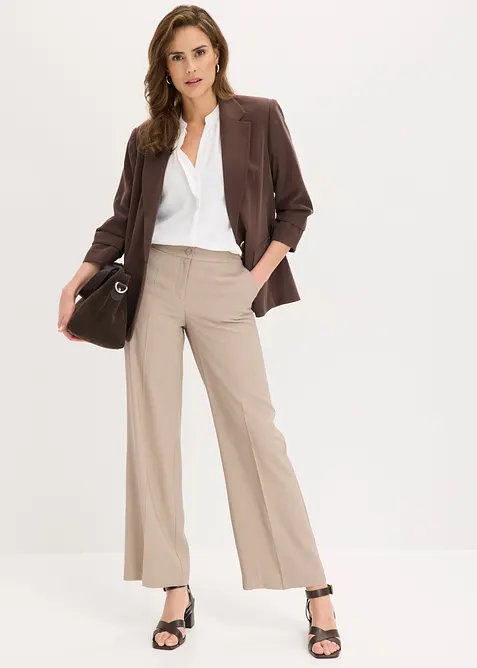 Lockerer 3/4-Arm-Blazer aus Viskose, bonprix