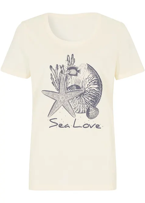 T-shirt Sea Love, bonprix