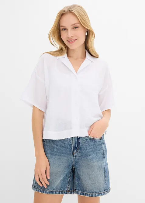 Oversize-Hemdbluse, bonprix