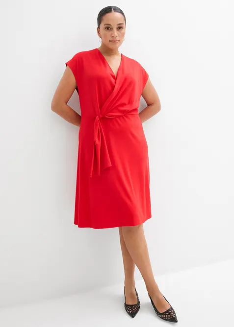 Robe midi en Punto di Roma, bonprix