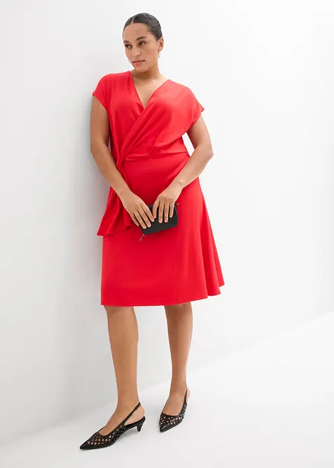 Robe midi en Punto di Roma, bonprix