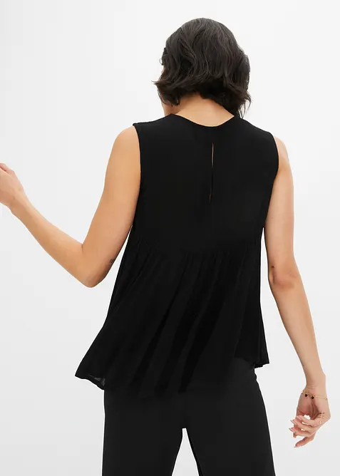 Blouse sans manches en viscose fluide, bonprix