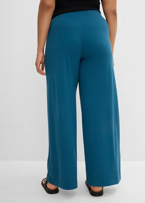 Pantalon palazzo &agrave; taille &eacute;lastiqu&eacute;e, bonprix