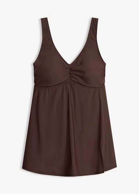 Robe de bain sculptante, maintien mod&eacute;r&eacute;, col V, bonprix