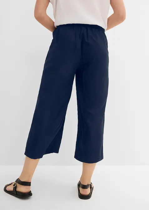 3/4-Hose mit Bequembund aus Viskose, bonprix
