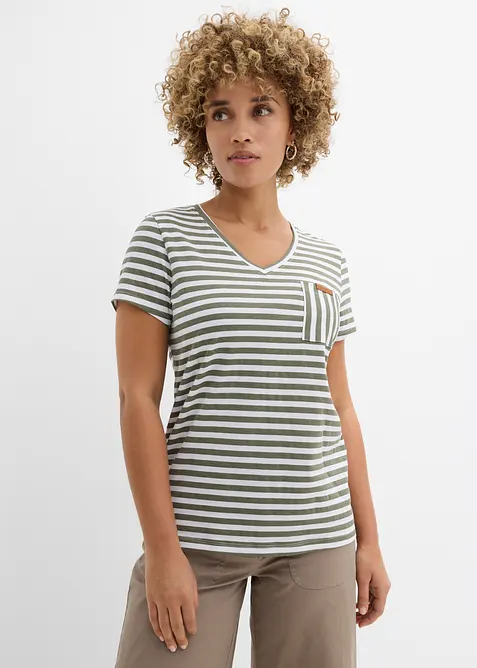 T-shirt ray&eacute;, bonprix