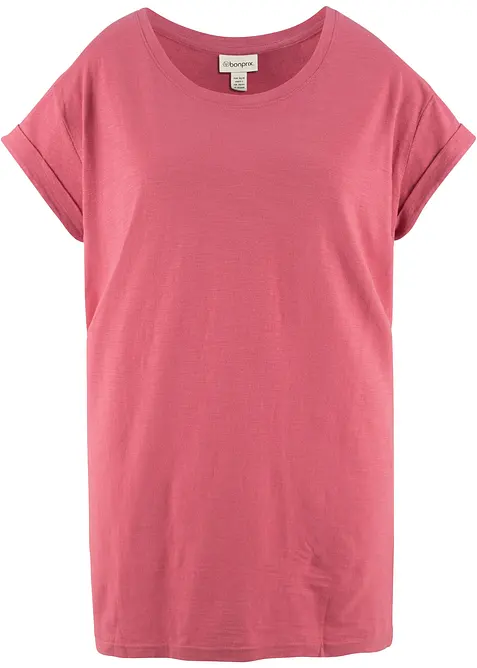 Boxy-Longshirt mit kurzen &Auml;rmeln, bonprix