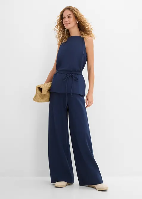 Marlenehose aus Piqu&eacute;, bonprix