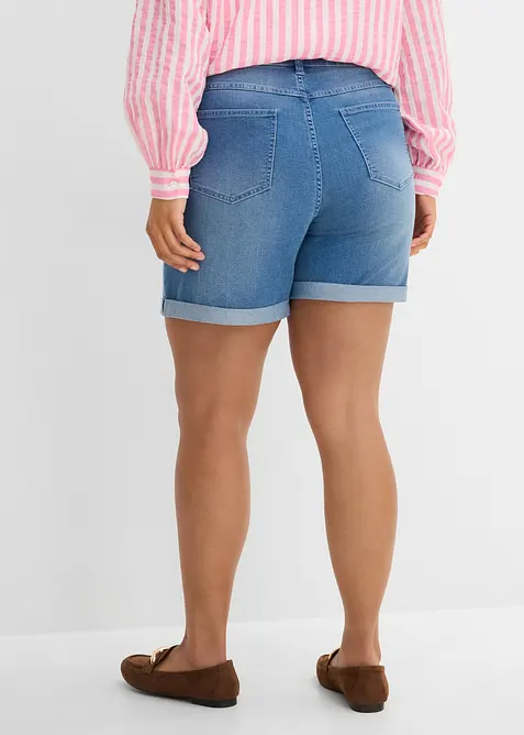 Short en jean, taille mi-haute, bonprix