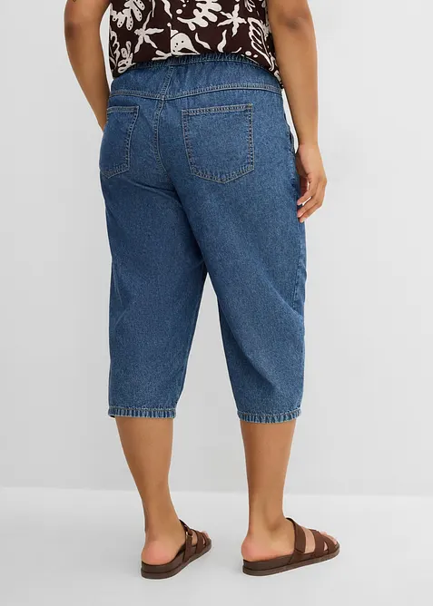 Barrel-Jeans Mid Waist, cropped, bonprix
