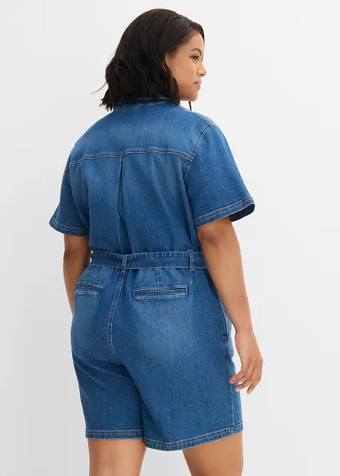 Jeans-Overall Kurzarm, bonprix