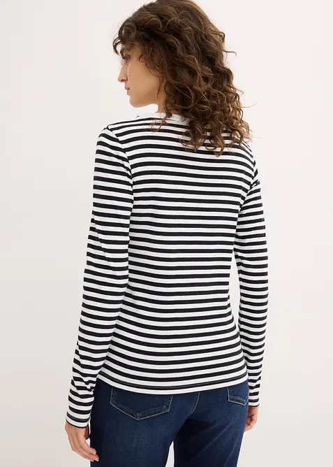 T-shirt manches longues 100% coton, bonprix