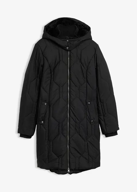 Kurzmantel mit Diamant- Steppung und seitlichen Zippern, bonprix