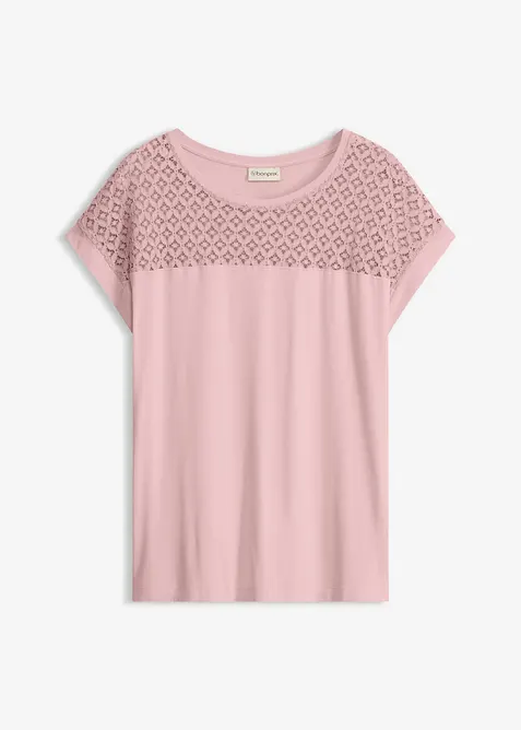 T-shirt doux en viscose extensible, bonprix