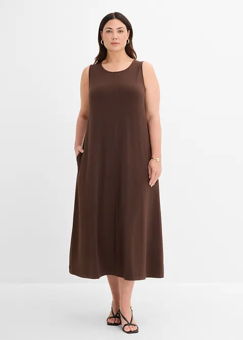 Robe midi trap&egrave;ze, bonprix