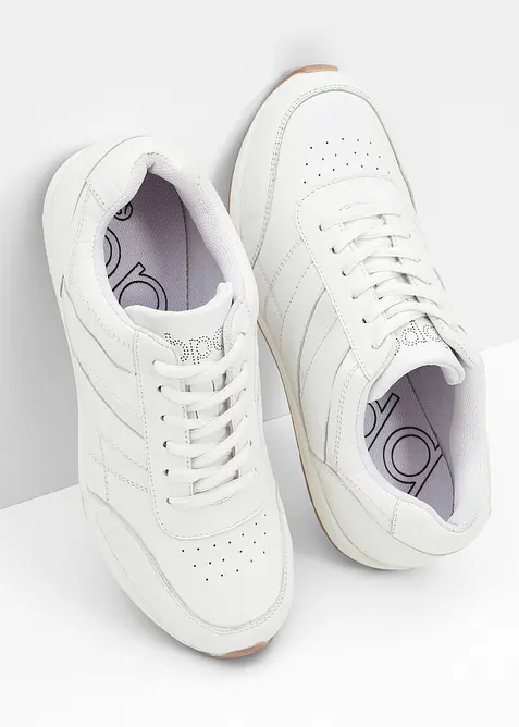 Sneaker aus Leder, bonprix