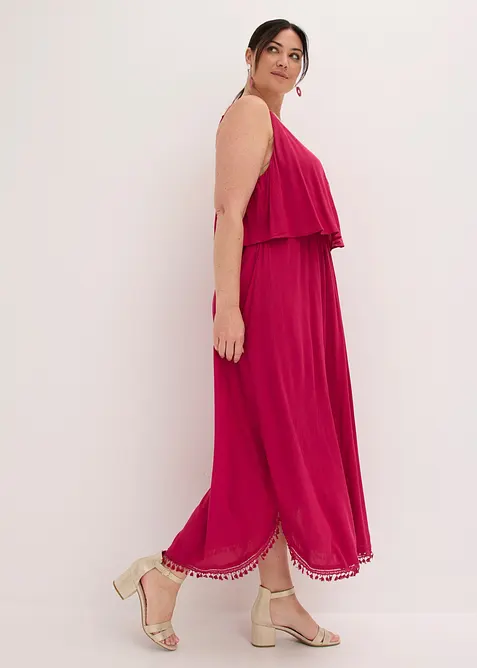 Maxikleid aus strukturierter Viskose, bonprix