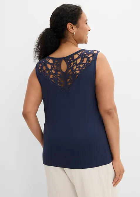 Top &agrave; dentelle, bonprix