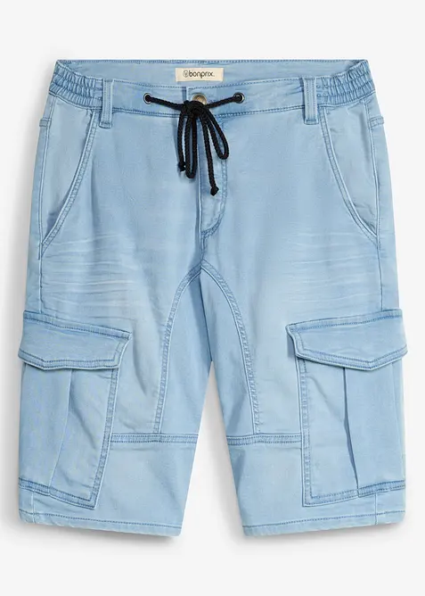 Bermuda en sweat effet jean, regular, bonprix