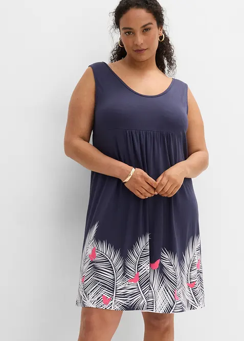 Robe courte en jersey sans manches, bonprix