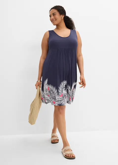 Robe courte en jersey sans manches, bonprix