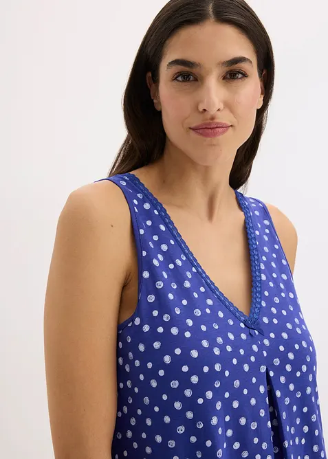 Nuisette courte et douce en viscose m&eacute;lang&eacute;e, bonprix